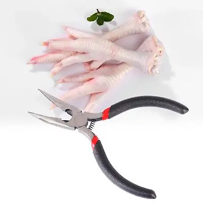 Kitchen Scissors Chicken Meat Cutting Professional PVC Handle Poultry Scissors • £6.02