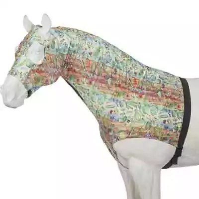 Horse Size CACTUS PRINT MANE STAY HOOD W/ Zipper Size Small Medium Large XL • $59.99