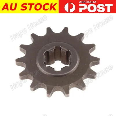 14T Tooth Front Chain Sprocket Pinion T8F 33/43/49cc Mini Pocket Dirt Bike ATV • $9.85