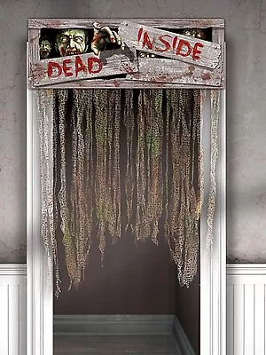 Halloween Door Curtain Decoration Hanging Prop Horror Party ZOMBIE Dead Inside • £9.99