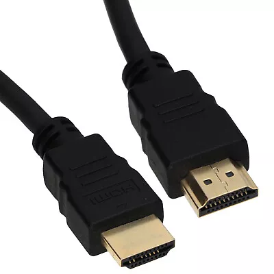 HDMI 2.0 4K Low Smoke Zero Halogen Cable LSZH Lead Gold Plated Black 1m-20m Lot • £3.66