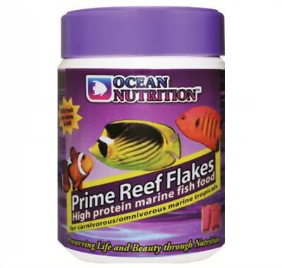 Ocean Nutrition  Prime Reef Flakes   Marine Fish Food Various Size • £19.78