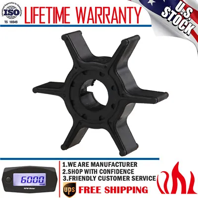 Water Pump Impeller For YAMAHA 8/9.9/15 HP 63V-44352-01 Sierra 18-3040 9-45607 • $8.59