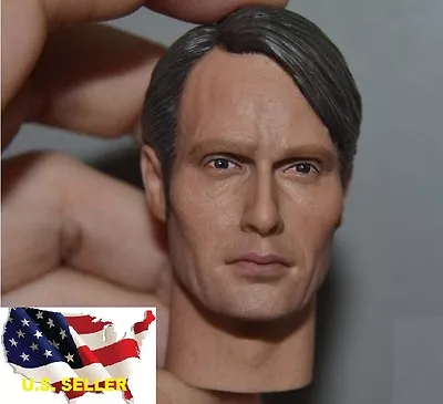 1/6 Hannibal Lecter Head Mads Mikkelsen For Hot Toys 12  Figure ❶US Seller❶ • $31.41