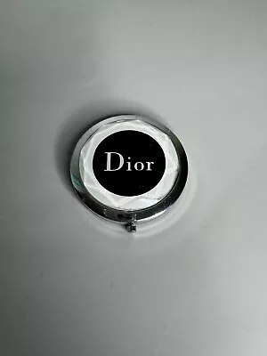 French Vintage Dior Pocket Hand Mirror Powder Box Empty • $28