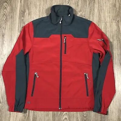 Black Diamond Mens Fleece Jacket Medium Ski Double Diamond Technical Soft Shell • $24