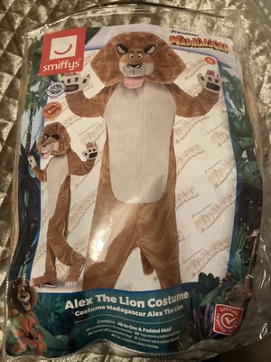 £18 • Buy Madagascar Alex The Lion Costume Size S  Age 4-6