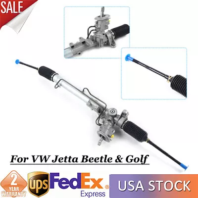 For VW Jetta Beetle & Golf Complete Power Steering Rack And Pinion Assembly • $147