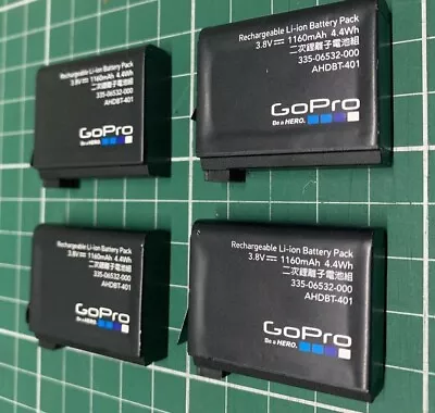GoPro HERO4 Batteries - 100% Original X 4 - AHDBT-401 • $35