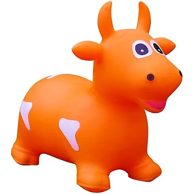 Inflatable Cow Bouncer Sit And Ride Space Hopper With Free Pump • £19.99