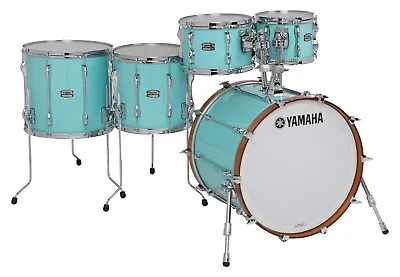 Yamaha RECORDING CUSTOM 5pc Drum Set Shell Pack Surf Green W/22x16 Bass Drum • $4979.97