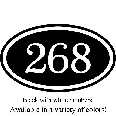 Personalized House Address Number Sign Aluminum Plaque 12  X 7  Custom Colors   • $19.99