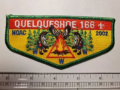 Quelqueshoe Lodge 166 OA NOAC 2002 Green Border S67 Calcasieu Area Council • $0.99