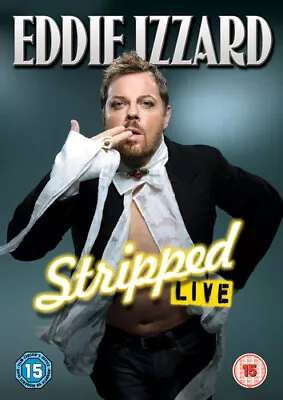 Eddie Izzard: Stripped Live DVD (2009) Cert 15 Expertly Refurbished Product • £1.99