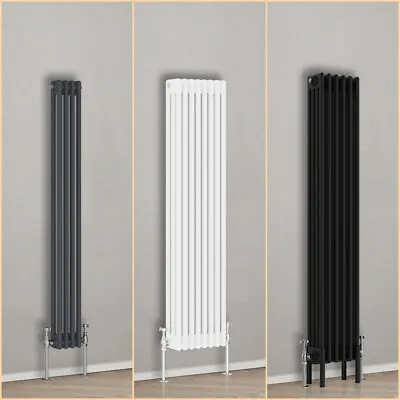 Traditional 2 3 4 Tall Column Radiator Vertical Heating Cast Iron Style Rads Rad • £18.95