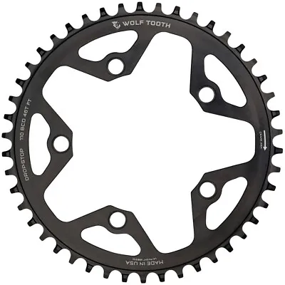 Wolf Tooth Chainring 44t 110 BCD 5-Bolt 10/11/12-Speed Alloy Cyclocross & Road • $84.95