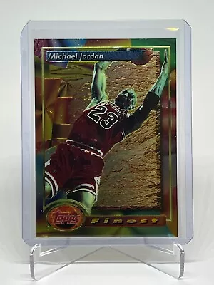 1993-94 Topps Finest Michael Jordan #1 Chicago Bulls • $65