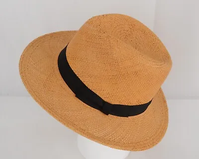Vintage Nordstrom Straw  Panama  Hat • $25