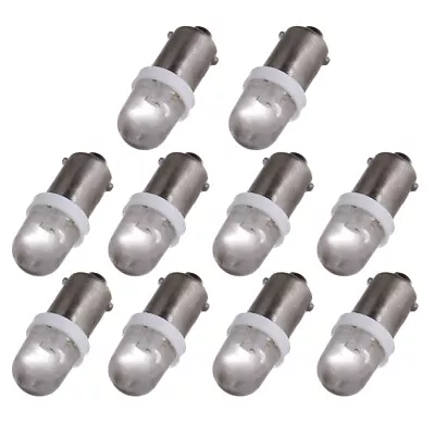 10X White BA9S Xenon LED Lamp 1815 1895 3886X Car Dome/Map Light Bulbs Bayonet • $7.59