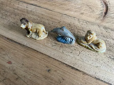 Wade Whimsies Job Lot 3 - 2 Lions 1 Dolphin • £3.50