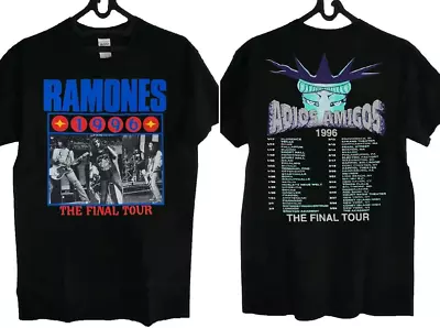 Vintage Ramones Tour 1996 Music T-Shirt Unisex Gift For Fans S-3XL • $9.99