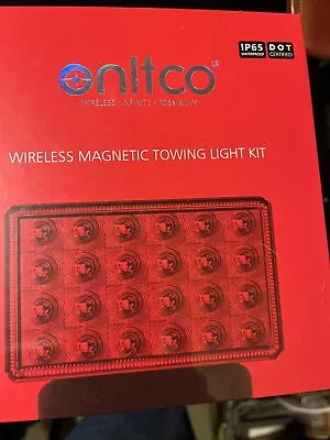 New Onltco 48 LED Wireless Magnetic Towing Light Kit 2 Lamps IP65 DOT Certified • $39.95