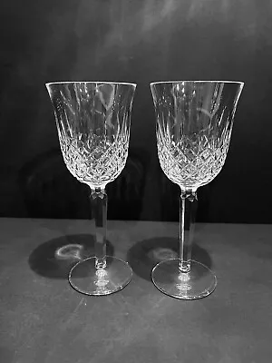 $135 • Buy Waterford Crystal KELSEY Set Of 2 Water Goblets 8.5   Excellent-8 Available