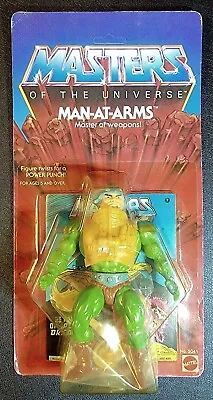 1981 MOTU Man-At-Arms 8 Back G1 Masters Of The Universe. MOC Unpunched Card! • $2499.99