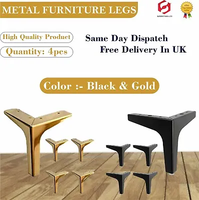 4 Pcs Furniture Sofa Legs Adjustable Cabinet Sofa Table Legs Feet Furniture New • £16.99