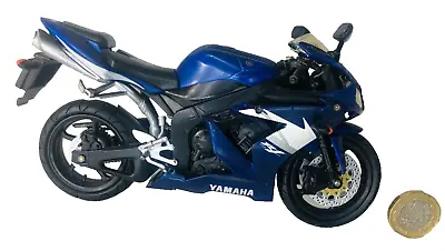 Toy Model Motorbike Bike Motorcycle Racing Large Moto GP Yamaha R1 Blue • £24.81