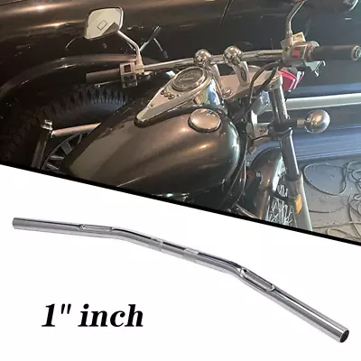 1  25mm Drag Bar Handlebar Black For Yamaha V-Star XVS 650 1100 950 1300 Classic • $41