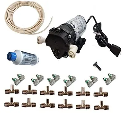 Residential Misting System- Made In USA Pump- 200 Psi Mid Pressure Patio  • $324.39