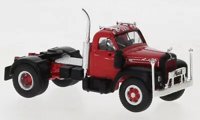 Brekina 85975 Mack B 61 Red/Black 1953 US Truck Model 1:87 (H0) • $41.38