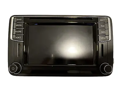 2016 Volkswagen OEM Navigation Sat Bluetooth HD Radio Apple CarPlay Android Auto • $599.99