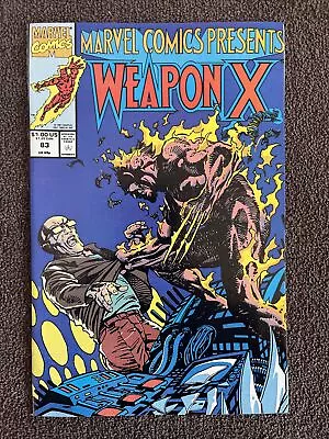 MARVEL COMICS PRESENTS #83 (Marvel 1991) Weapon X Chapter 11 • $13.95