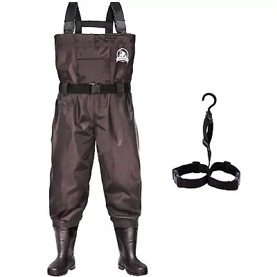 Fishing Waders For Men With Boots Waterproof Chest Wader For Women Nylon Pant... • $80.29