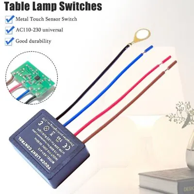 2pcs 3 Way Touch Lamp Control Module 15~80W (max) Touch Dimmer Switch  Lamp • £5.58