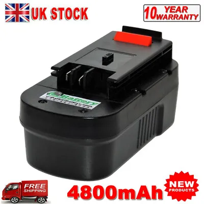 £17.49 • Buy 18V 4800mAh Battery For Black & Decker A18 A1718 A18NH A18E HPB18-OPE Firestorm