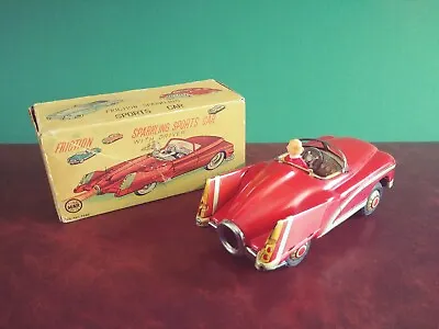 Extremely Rare Linemar Tin Friction Sparkling Buick LeSabre Tinplate W/ Or. Box • $1650