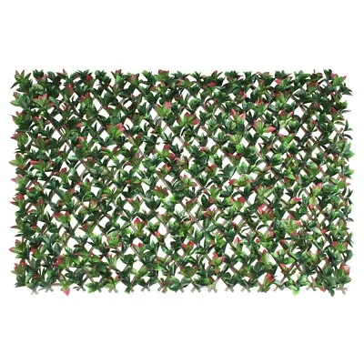 Expandable Ivy Leaf Plants PHOTINIA Artificial Faux Privacy Fence Screen Decor • $85.84