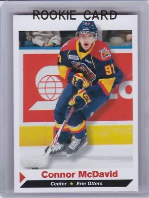CONNOR McDAVID ROOKIE CARD Hockey RARE RC Erie Otter SI For Kids EDMONTON OILERS • $0.99