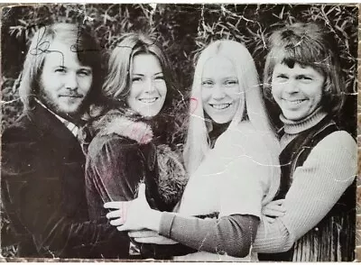 Abba Benny Andersson & Ans-frid Lyngstad Original Autograph/autograph • £84.82