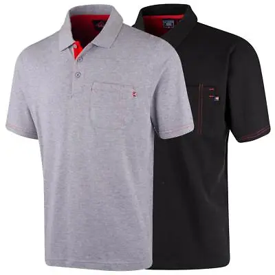 £14.95 • Buy Lee Cooper Workwear Mens Short Sleeve Top Front Pocket Casual Work Polo Shirt