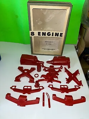 Renwal Visible V-8 Red Parts Lot From 1960 Issue Kit 802 # NOT A KIT PARTS ONLY • $49.95