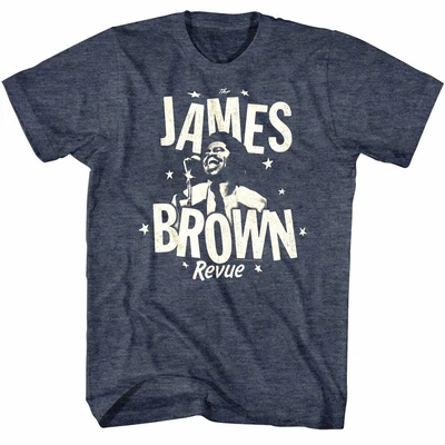 $25.50 • Buy James Brown Revue Men's T Shirt Singing Stars Godfather Of Soul Music Concert