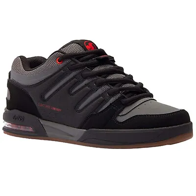 DVS Men's Tycho Black Red Charcoal Nubuck Low Top Sneaker Shoes Clothing Appa • $175.80