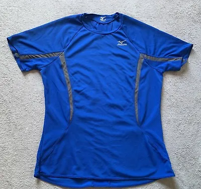 Mizuno T-Shirt Men’s Size Small S Blue Short Sleeve Gym Workout Running Crewneck • $18.99