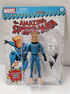 Hasbro Marvel Legends Spider-Man Bombastic Bag Man Retro Action Figure NEW • $35