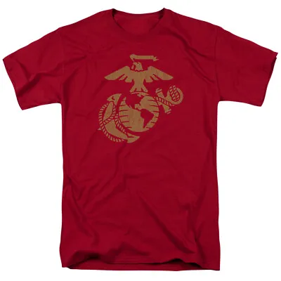 U.S. MARINE CORPS GOLD EMBLEM Licensed Adult Men's Graphic Tee Shirt SM-3XL • $22.99