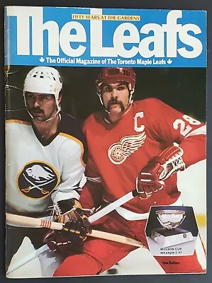 1981 Maple Leaf Gardens 50th Anniversary NHL Program Toronto Leafs Vs Red Wings • $19.99